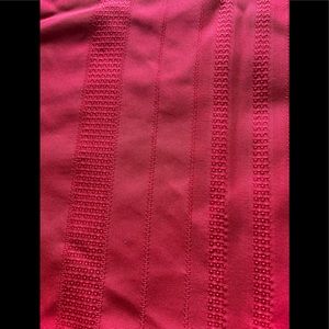 Christmas Red Tablecloth. 52” x 68”.